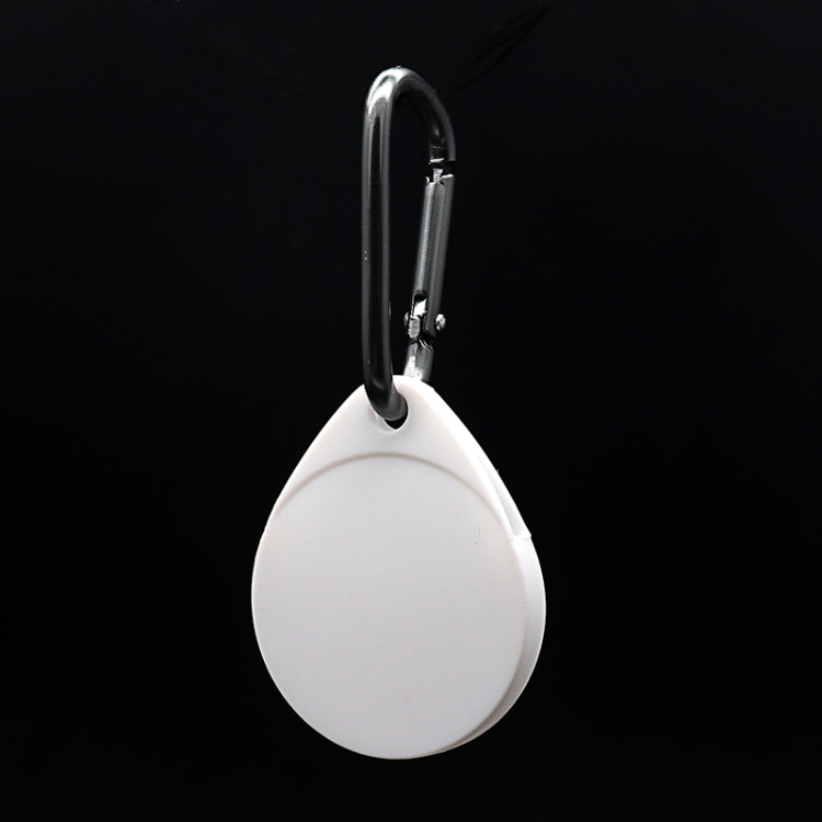 2 coques de protection en silicone antichoc et anti-rayures en forme de goutte avec mousqueton pour AirTag 2e génération / AirTag 1re génération