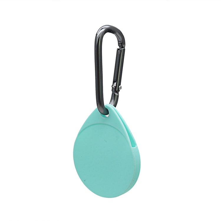 2 coques de protection en silicone antichoc et anti-rayures en forme de goutte avec mousqueton pour AirTag 2e génération / AirTag 1re génération