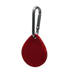 2 coques de protection en silicone antichoc et anti-rayures en forme de goutte avec mousqueton pour AirTag 2e génération / AirTag 1re génération