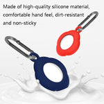 3 Étuis de protection en silicone anti-perte pour AirTag 2e génération / AirTag 1re génération avec mousqueton
