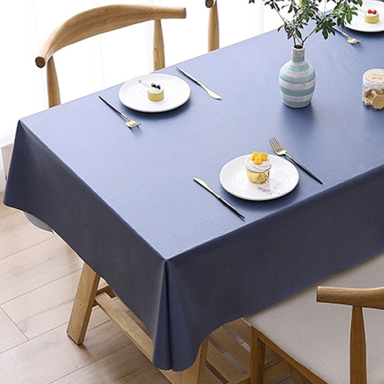 Nappe jetable en PVC uni, imperméable, anti-huile et anti-brûlure, 140x140cm, 140x180cm, 140x220cm