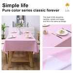 Nappe jetable en PVC uni, imperméable, anti-huile et anti-brûlure, 140x140cm, 140x180cm, 140x220cm