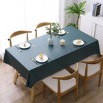 Nappe jetable en PVC uni, imperméable, anti-huile et anti-brûlure, 140x140cm, 140x180cm, 140x220cm