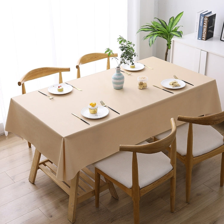 Nappe jetable en PVC uni, imperméable, anti-huile et anti-brûlure, 140x140cm, 140x180cm, 140x220cm