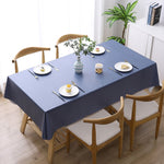 Nappe jetable en PVC uni, imperméable, anti-huile et anti-brûlure, 140x140cm, 140x180cm, 140x220cm