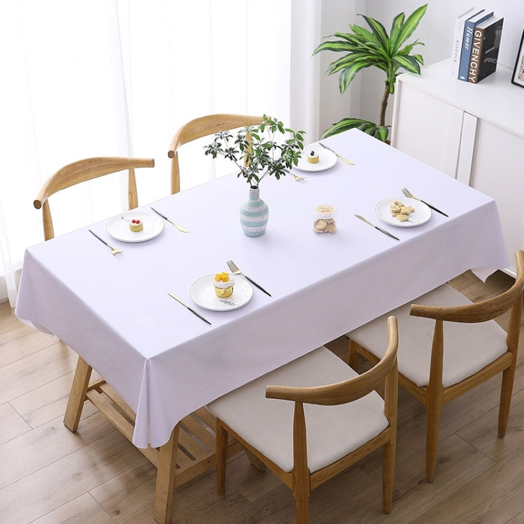Nappe jetable en PVC uni, imperméable, anti-huile et anti-brûlure, 140x140cm, 140x180cm, 140x220cm