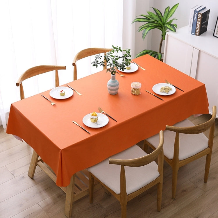 Nappe jetable en PVC uni, imperméable, anti-huile et anti-brûlure, 140x140cm, 140x180cm, 140x220cm
