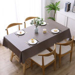 Nappe jetable en PVC uni, imperméable, anti-huile et anti-brûlure, 140x140cm, 140x180cm, 140x220cm
