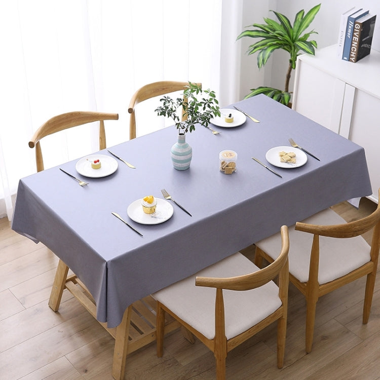 Nappe jetable en PVC uni, imperméable, anti-huile et anti-brûlure, 140x140cm, 140x180cm, 140x220cm