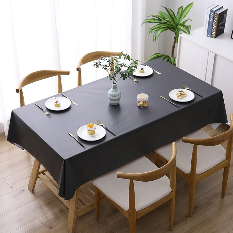 Nappe jetable en PVC uni, imperméable, anti-huile et anti-brûlure, 140x140cm, 140x180cm, 140x220cm