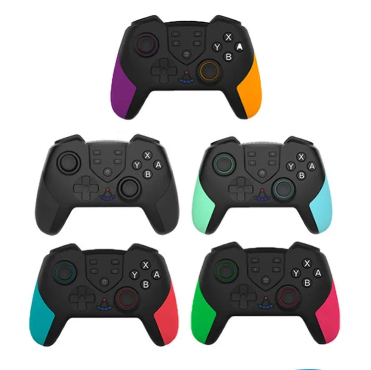 Manette de jeu sans fil Bluetooth T23 avec vibration et fonction de programmation de macros pour Nintendo Switch Pro