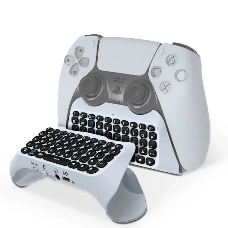 Clavier sans fil Bluetooth JYS-P5121 avec poignée, fonction chat vocal, clavier externe compatible PS5, JYS-P5121