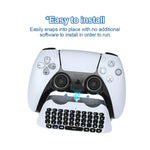 Clavier sans fil Bluetooth JYS-P5121 avec poignée, fonction chat vocal, clavier externe compatible PS5, JYS-P5121