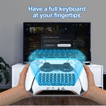 Clavier sans fil Bluetooth JYS-P5121 avec poignée, fonction chat vocal, clavier externe compatible PS5, JYS-P5121
