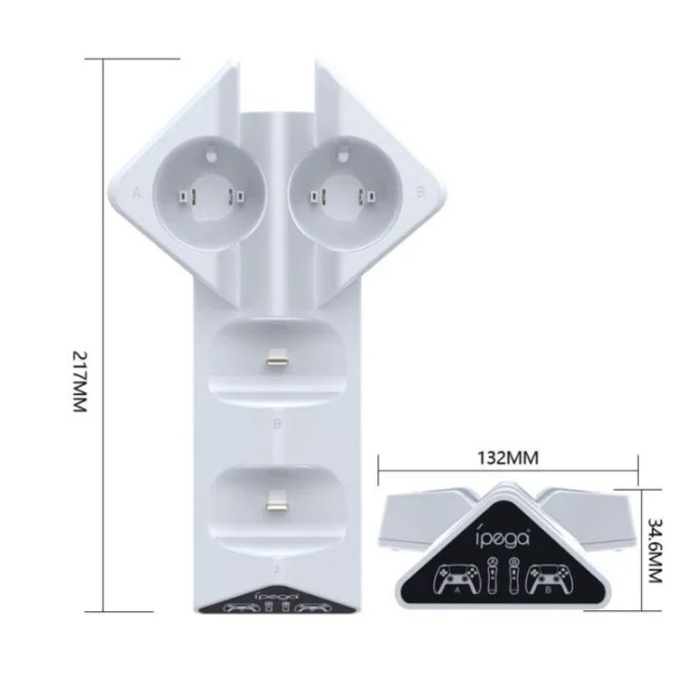 Poignée de chargeur Ipega PG-P5011 Triangle Beast pour PS5 / PS Move, PG-P5011