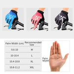 WEST BIKING YP0211216 Gants de vélo absorption des chocs écran tactile doigt complet, M, L, XL, XXL