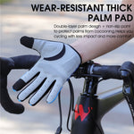 WEST BIKING YP0211216 Gants de vélo absorption des chocs écran tactile doigt complet, M, L, XL, XXL