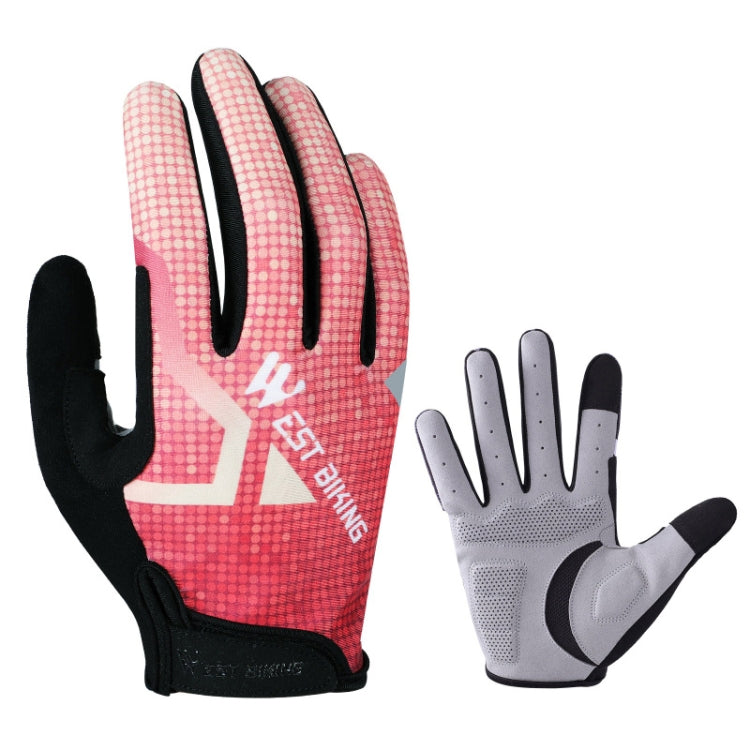WEST BIKING YP0211216 Gants de vélo absorption des chocs écran tactile doigt complet, M, L, XL, XXL