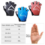 WEST BIKING YP0211215 Gants de vélo d'été demi-doigts respirants pour le cyclisme en extérieur, M, L, XL, XXL