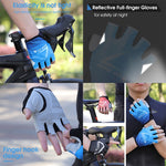 WEST BIKING YP0211215 Gants de vélo d'été demi-doigts respirants pour le cyclisme en extérieur, M, L, XL, XXL