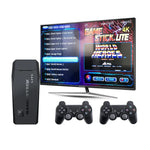 Mini-borne d'arcade sans fil HDMI M8 pour téléviseur avec 2 manettes, M8 32G (sans fil), M8 64G (sans fil)