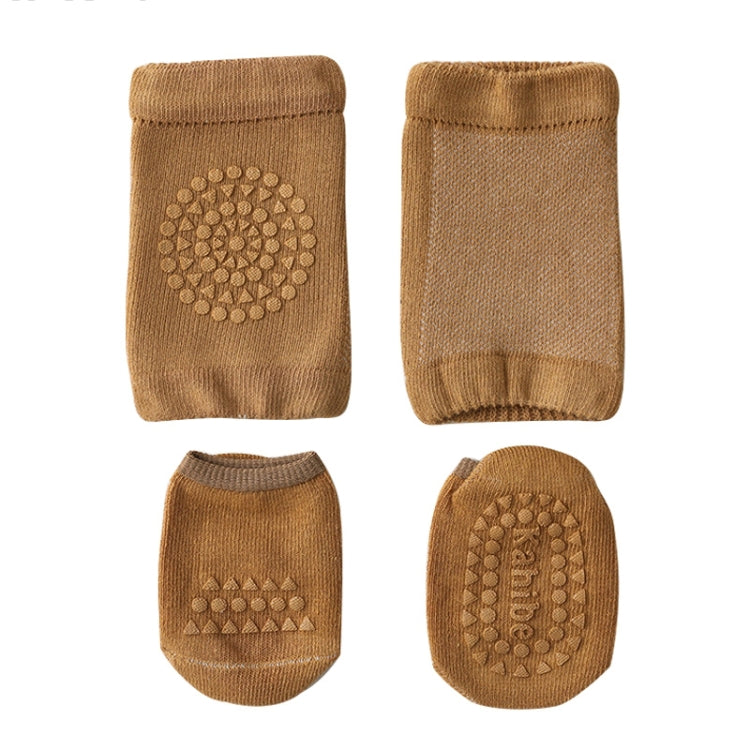 Genouillères d'été pour enfants, chaussettes de sol antidérapantes pour bébés, protection sportive pour la rampe, S 0-1 an, M 1-3 ans
