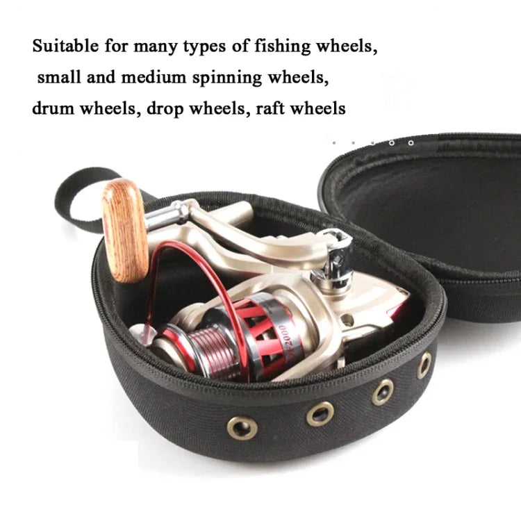 JSFUN Sac de moulinet de pêche en forme de goutte d'eau, accessoires de moulinet spinning, sac de matériel de pêche, housse de protection de moulinet de pêche