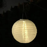 26LM Lanterne Solaire Extérieure Blanche, Lampe Suspendue pour Mariage, Fête, Célébration, Décoration de Cour