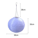 26LM Lanterne Solaire Extérieure Blanche, Lampe Suspendue pour Mariage, Fête, Célébration, Décoration de Cour