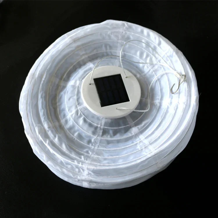 26LM Lanterne Solaire Extérieure Blanche, Lampe Suspendue pour Mariage, Fête, Célébration, Décoration de Cour