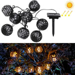 Guirlande lumineuse solaire d'extérieur à LED IP44, pour cour, 6 en 1, 8 en 1