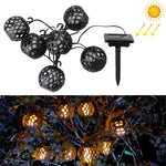 Guirlande lumineuse solaire d'extérieur à LED IP44, pour cour, 6 en 1, 8 en 1