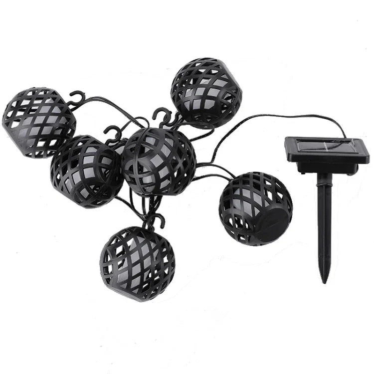 Guirlande lumineuse solaire d'extérieur à LED IP44, pour cour, 6 en 1, 8 en 1