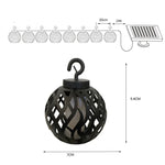 Guirlande lumineuse solaire d'extérieur à LED IP44, pour cour, 6 en 1, 8 en 1