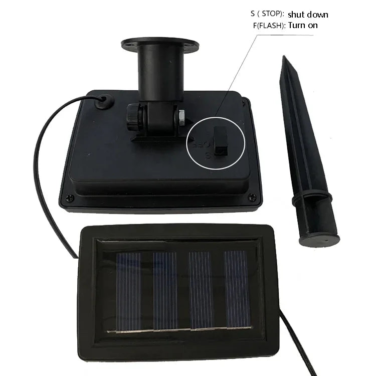 Guirlande lumineuse solaire d'extérieur à LED IP44, pour cour, 6 en 1, 8 en 1