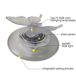 Lumière flottante solaire pour piscine, lumière RGB pour piscine de villa extérieure, lumière de pelouse de jardin, papillon, libellule