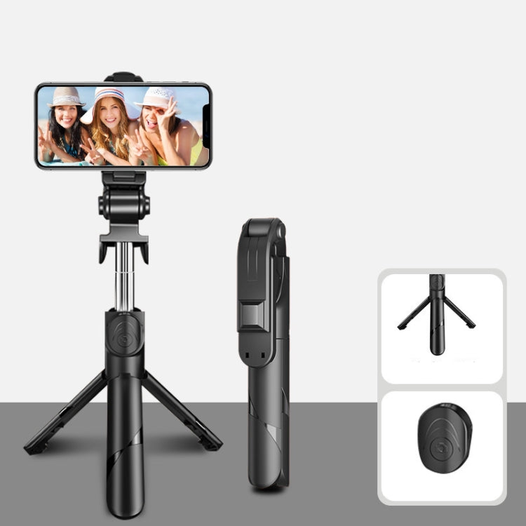Perche à selfie rétractable multifonction XT02 noire sans Bluetooth avec rotation à 360 degrés pour téléphone portable, trépied pour tournage en direct TV, Bluetooth Noir, Bluetooth Blanc, 2 pièces sans Bluetooth Noir, 2 pièces sans Bluetooth Blanc
