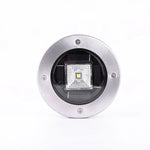Lampe Solaire Enterrée d'Extérieur pour Jardin, Étanche, Lumière Blanche, Lumière Chaude