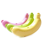 Lot de 2 boîtes de protection pour bananes en forme de fruit, 3 couleurs, pour le déjeuner des enfants