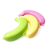 Lot de 2 boîtes de protection pour bananes en forme de fruit, 3 couleurs, pour le déjeuner des enfants