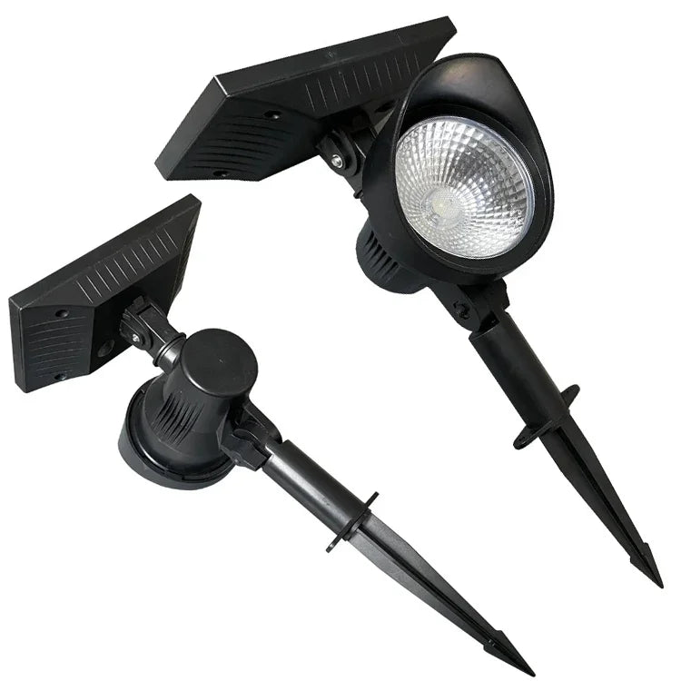 Projecteur solaire domestique Lampe de pelouse de villa de jardin solaire, lumière blanche, lumière chaude, lumière colorée