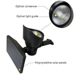 Projecteur solaire domestique Lampe de pelouse de villa de jardin solaire, lumière blanche, lumière chaude, lumière colorée