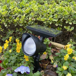 Projecteur solaire domestique Lampe de pelouse de villa de jardin solaire, lumière blanche, lumière chaude, lumière colorée
