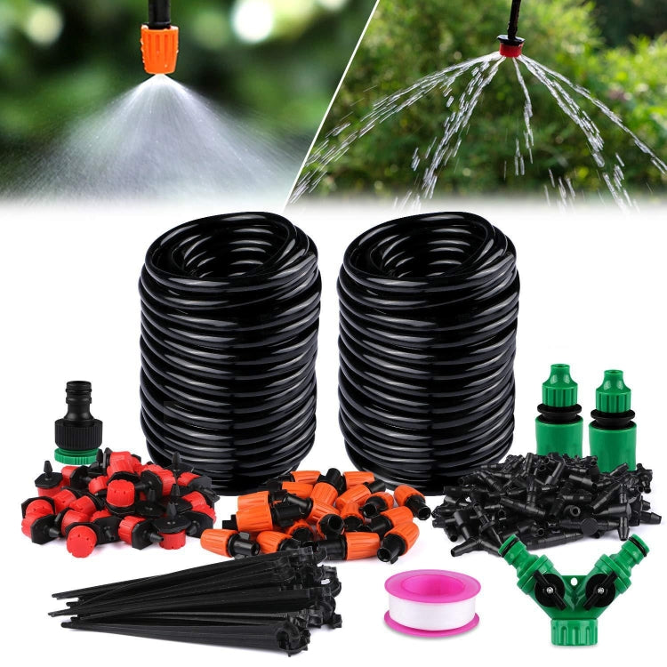 Kit d'irrigation goutte à goutte DIY 149 en 1 avec goutteur réglable 30m, 149 en 1