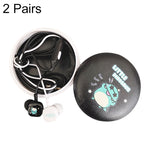 2 paires d'écouteurs intra-auriculaires filaires universels avec microphone, motif dessin animé, basses lourdes, blanc, rose, noir, bleu clair