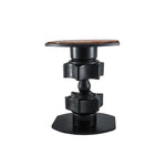 Support de caméra à nacelle mini, support de bureau pour téléphone portable, support de voiture pour enregistreur, fixation double, connecteur à vis 1/4 pour GoPro, aimant pour téléphones