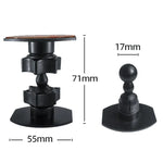 Support de caméra à nacelle mini, support de bureau pour téléphone portable, support de voiture pour enregistreur, fixation double, connecteur à vis 1/4 pour GoPro, aimant pour téléphones