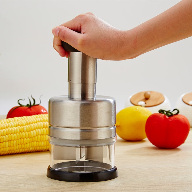 Coupe-légumes en acier inoxydable Gadgets de cuisine Presse-oignon Presse-ail