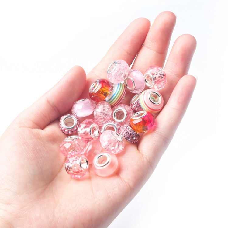63 en 1 Bande dessinée DIY Bijoux Faits à la Main Enfants Main Chaîne Bracelet, 63 en 1(Rose)
