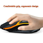 2 PCS T-WOLF V1 Souris filaire USB 3 boutons 1200 DPI Souris de jeu rétroéclairée 7 couleurs, Longueur du câble : 1,35 m